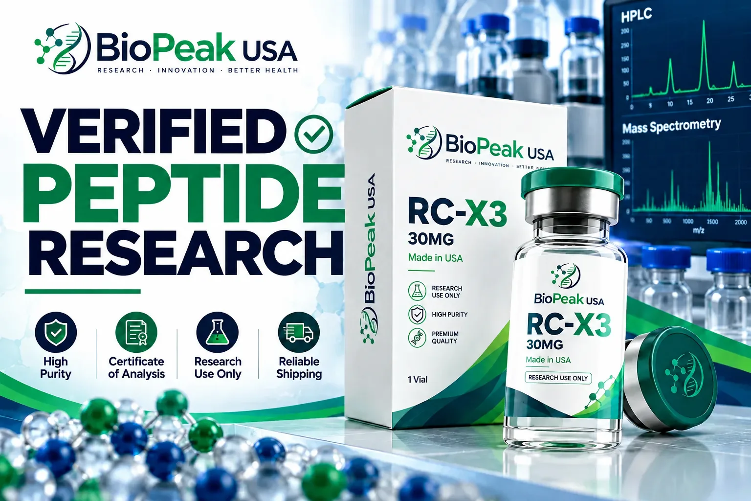 Buy Peptides Online for Research Materials